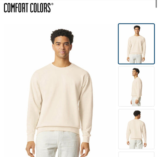 Comfort Colors custom pullover