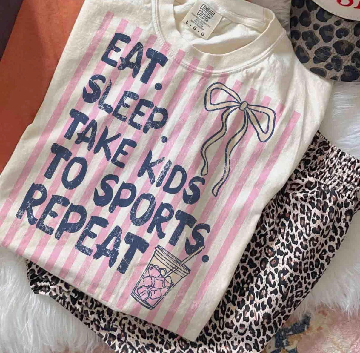 Eat, sleep, sports T-shirt