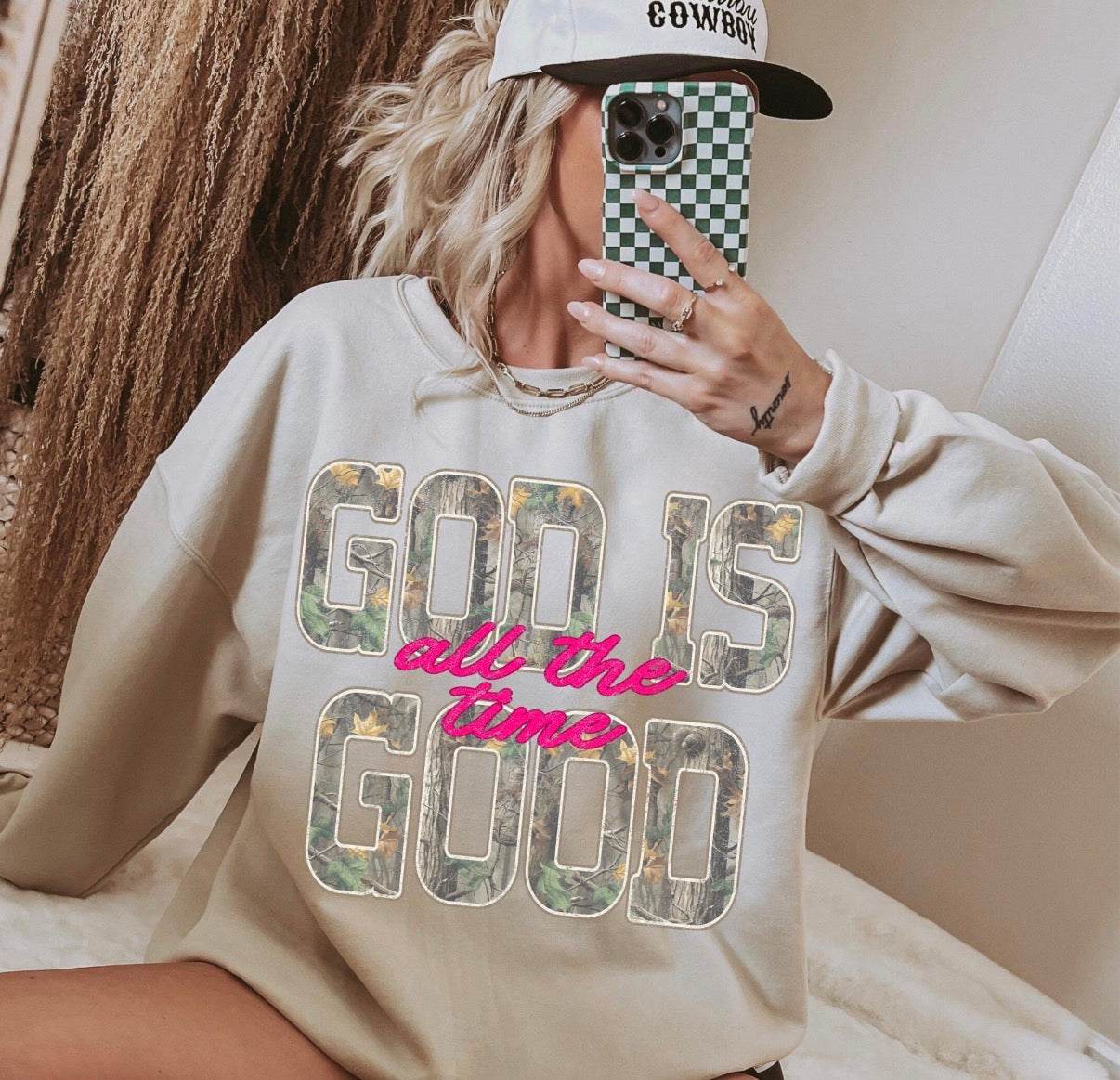 God is Good camo design