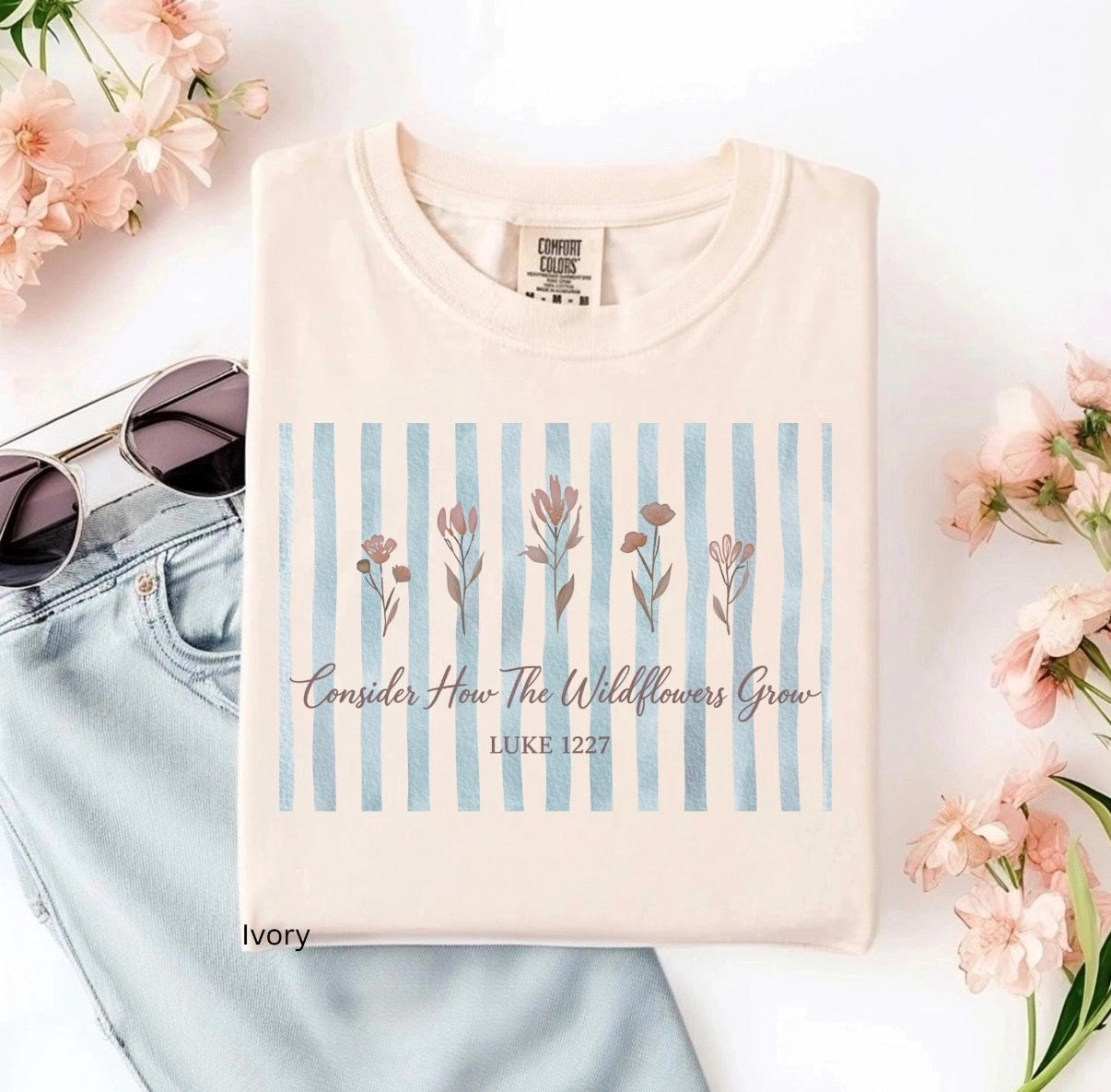 Luke 12:27 T-shirt & Mockneck Sweater