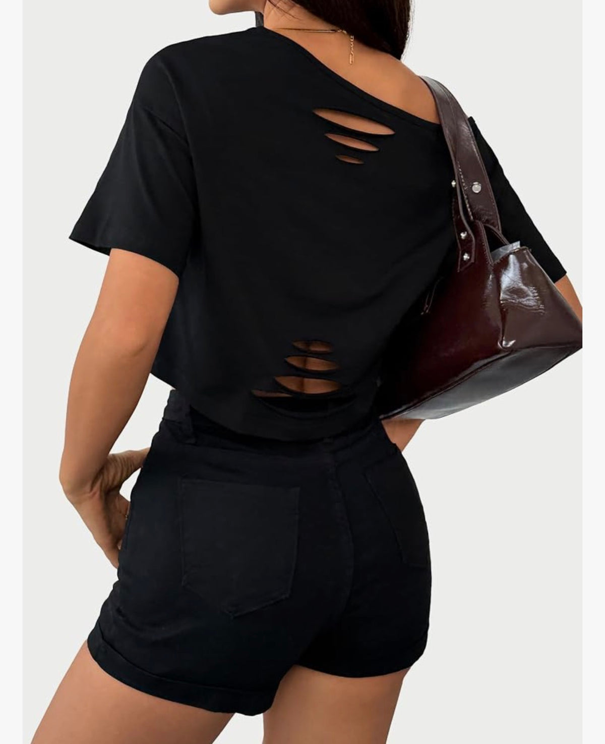 Johnny Cash off shoulder tee