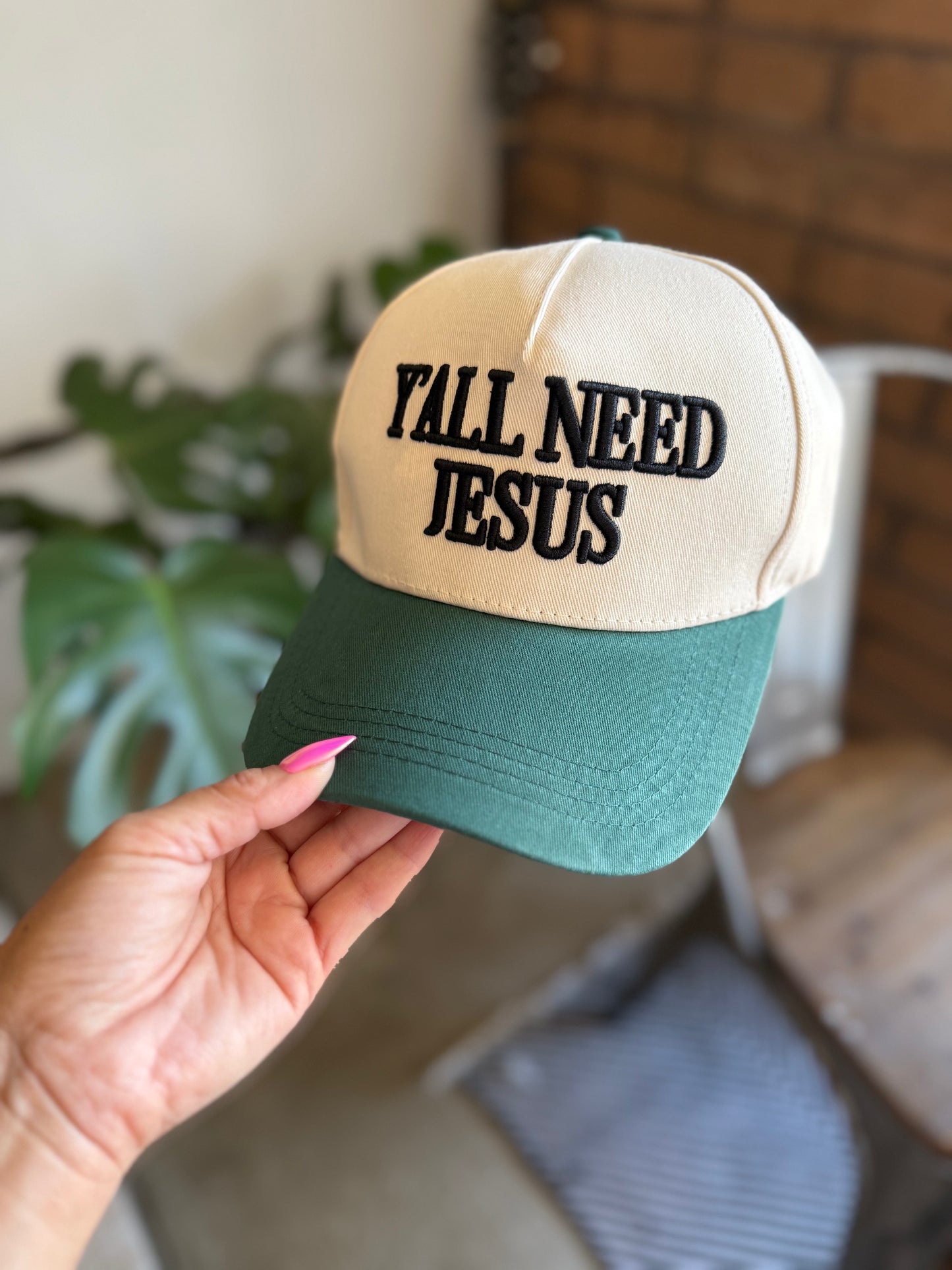 Ya’ll need Jesus trucker hat (preorder)