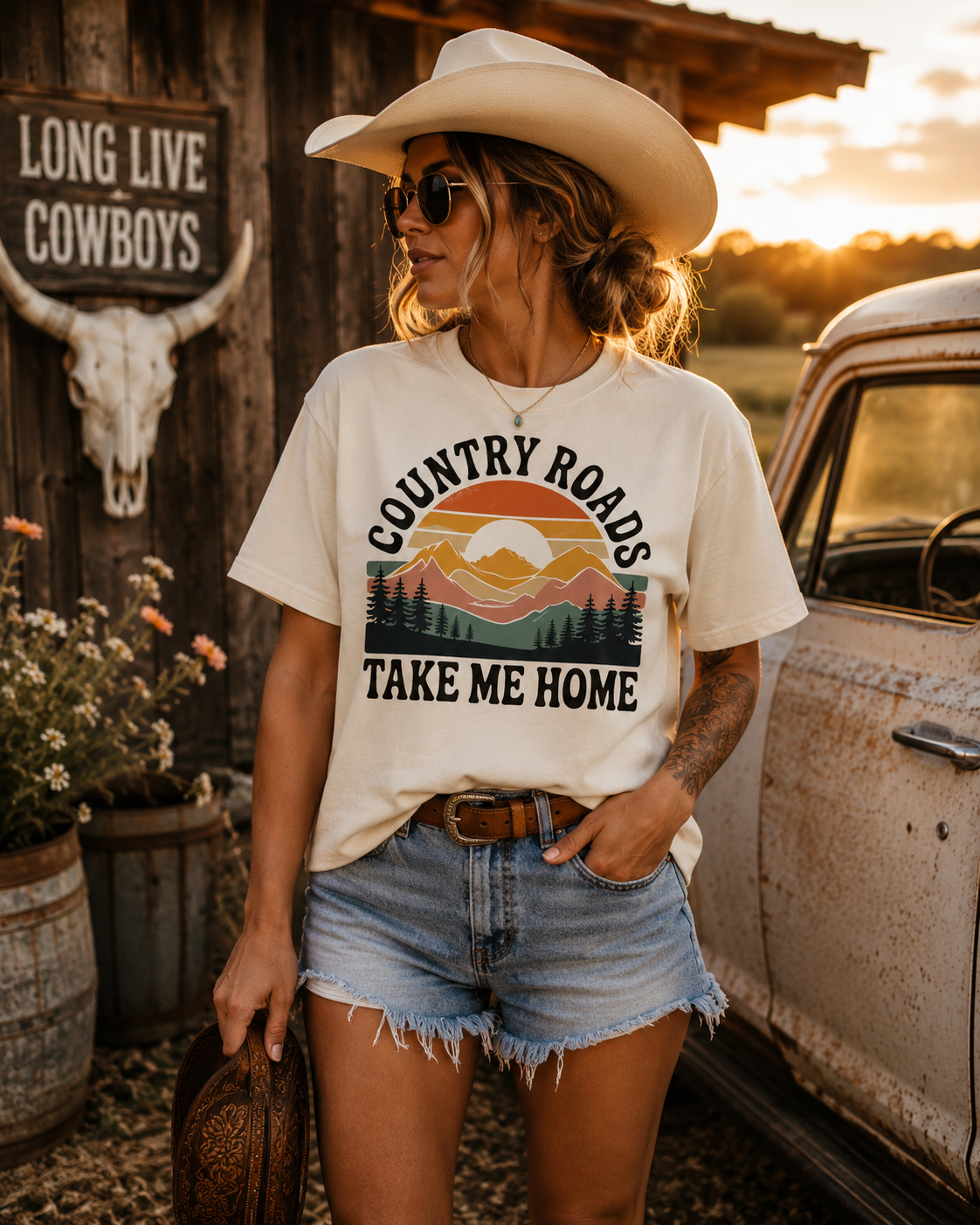Country roads muscle tank/tshirt