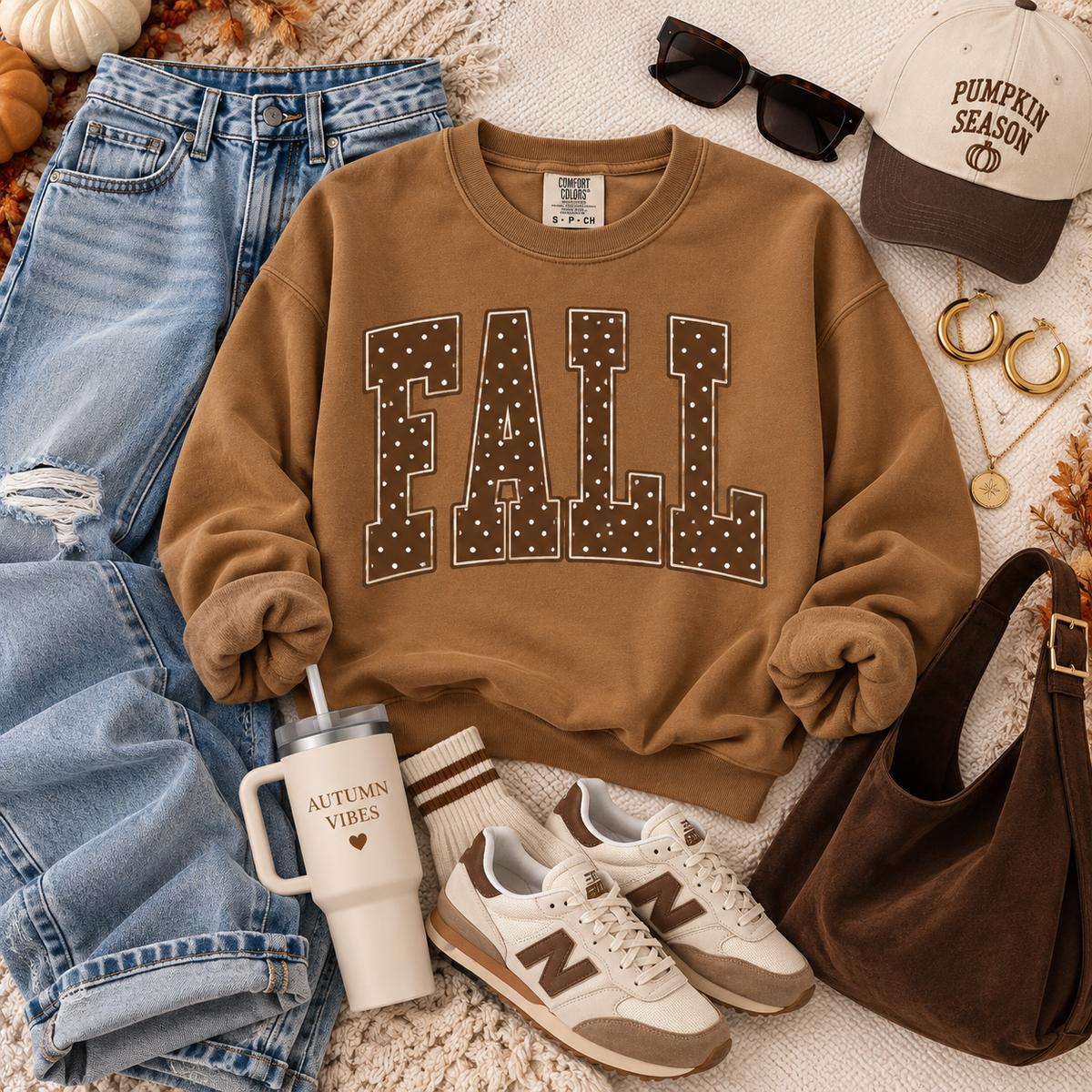 Fall Polka Dots 🍂