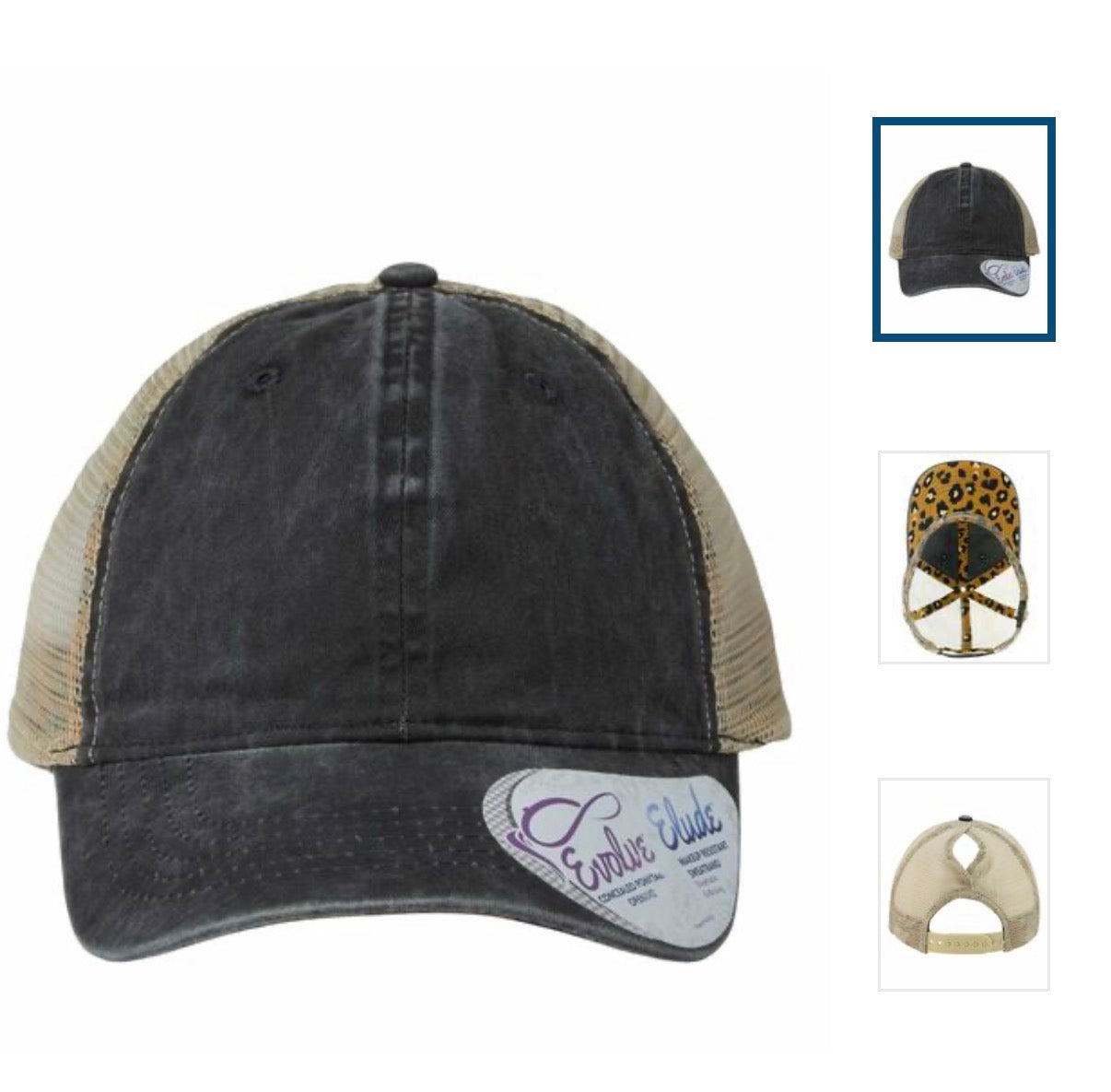 Custom Infinity women's washed cap