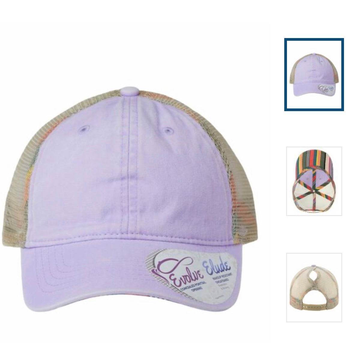 Custom Infinity women's washed cap