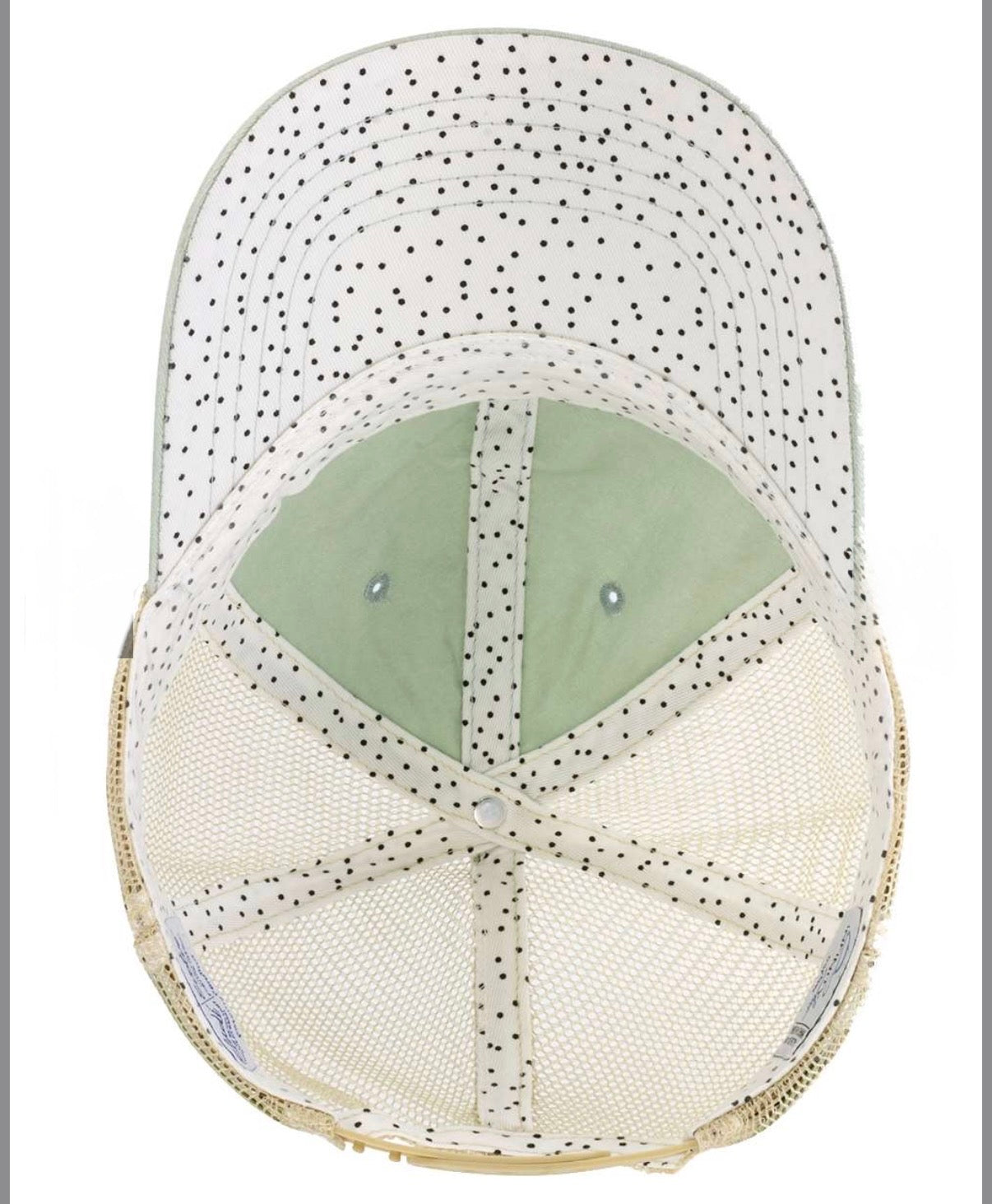 Custom Infinity women's washed cap