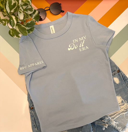 “Do it Era” Short Sleeve Crop Top