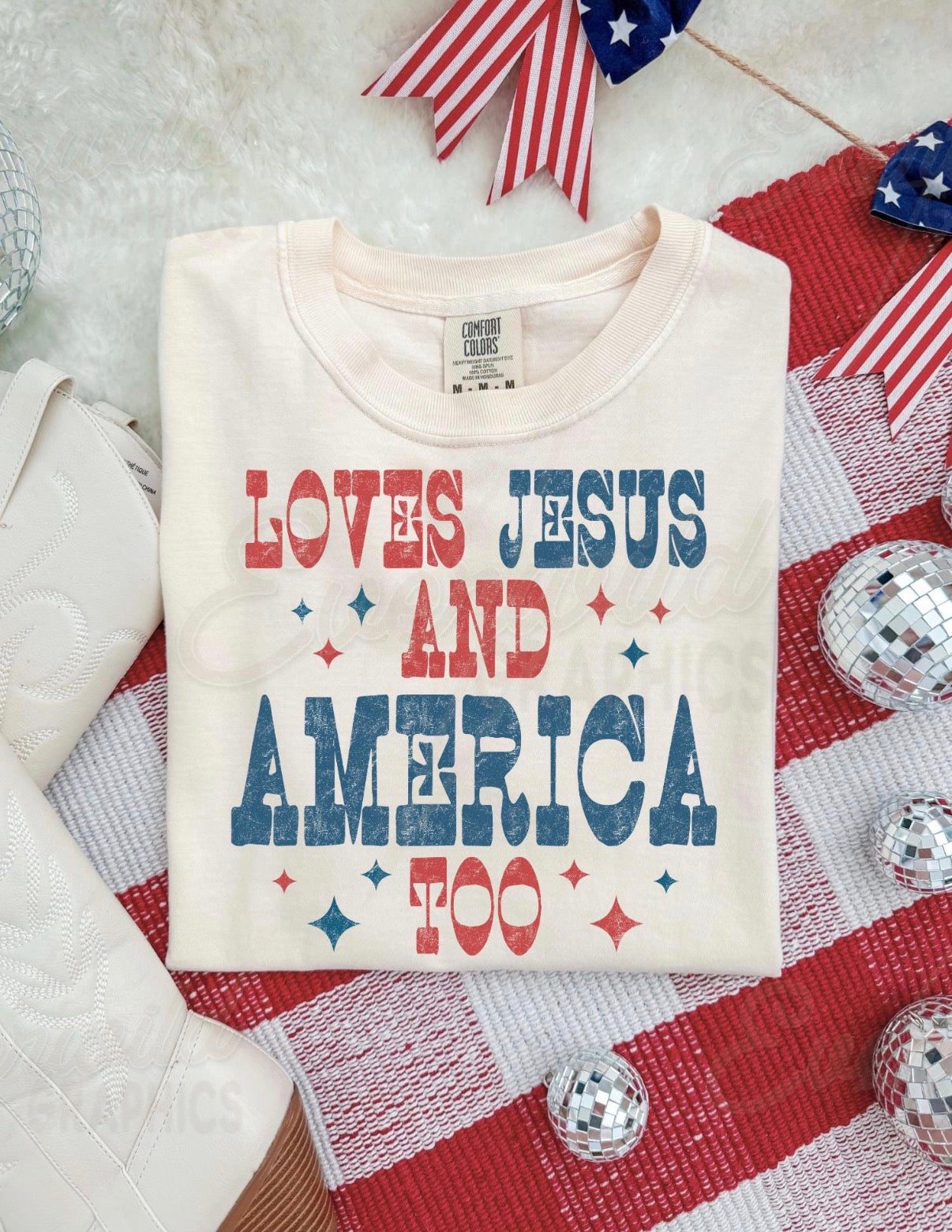 Loves Jesus and America too 🇺🇸