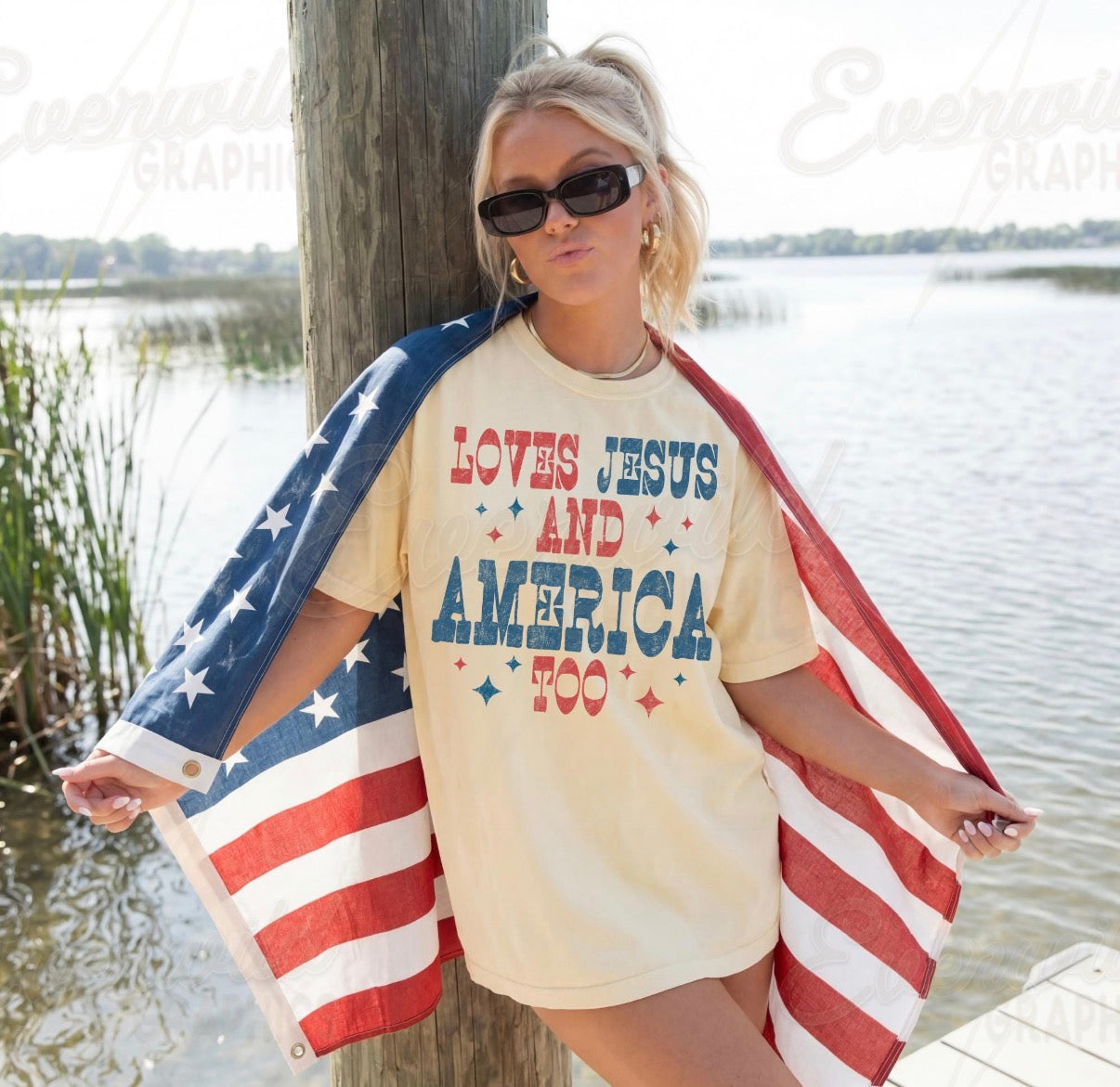 Loves Jesus and America too 🇺🇸