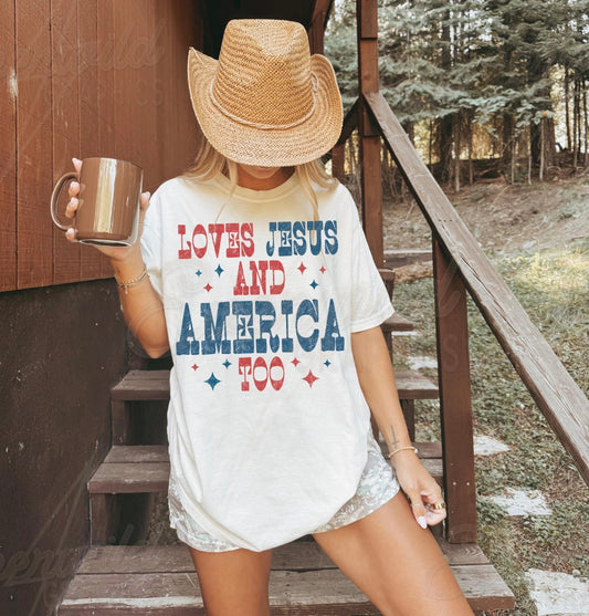 Loves Jesus and America too 🇺🇸